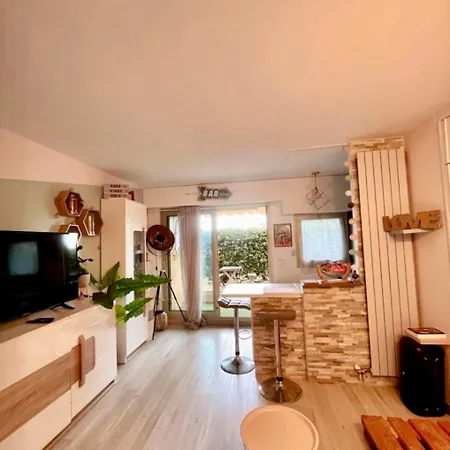 Studio Avec Piscine/tennis/petanque Proche Plages Апартаменты Антиб
